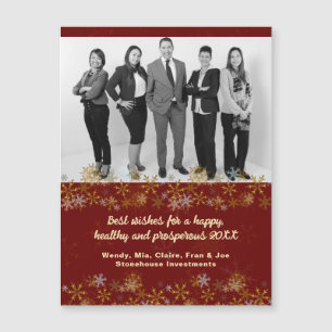 Bureau Photo Entreprise Cartes magnétiques de Noël