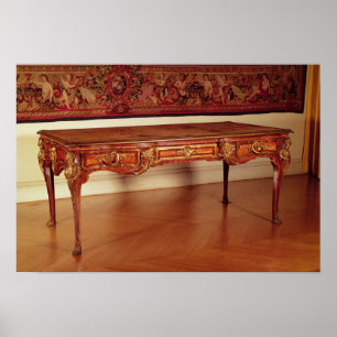 Bureau plat, Französisch, Cressent, 1730 Poster
