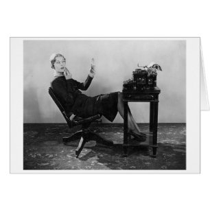 Bureau vintage - princesse au travail,