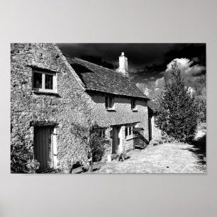 Burford Hütte Cotswolds West Oxfordshire Poster