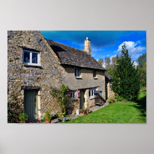 Burford Hütte Cotswolds West Oxfordshire Poster