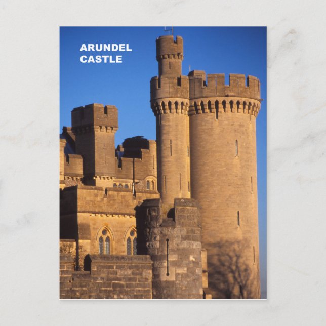 Burg Arundel Postkarte (Vorderseite)