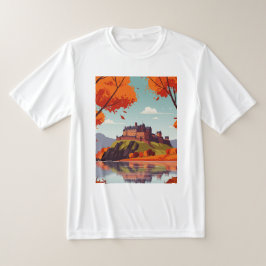 Burg auf einem Berg T-Shirt