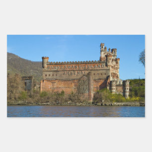 Burg Bannerman Rechteckiger Aufkleber