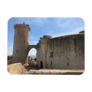 Burg Bellver, Palma, Mallorca, Spanien auf einer Magnet