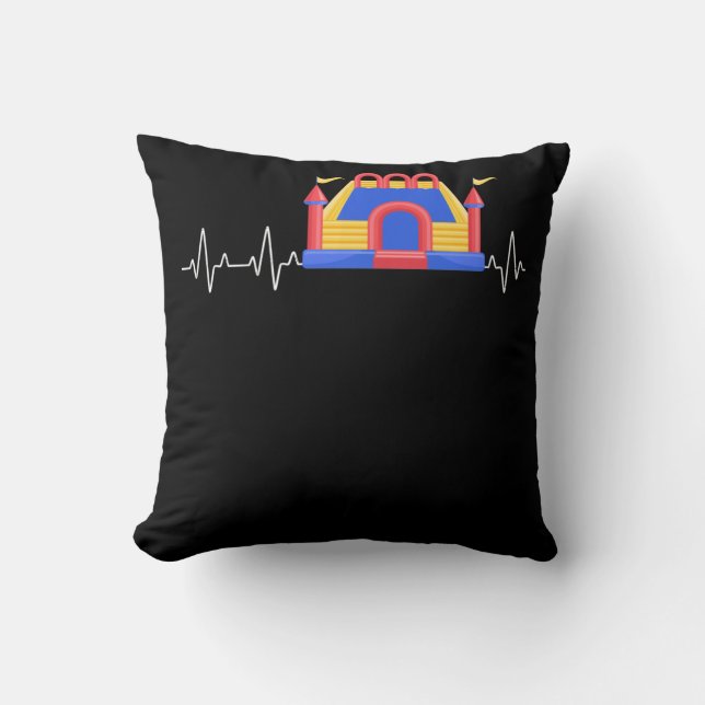 Burg Bouncy Heartbeat Kissen (Vorderseite)