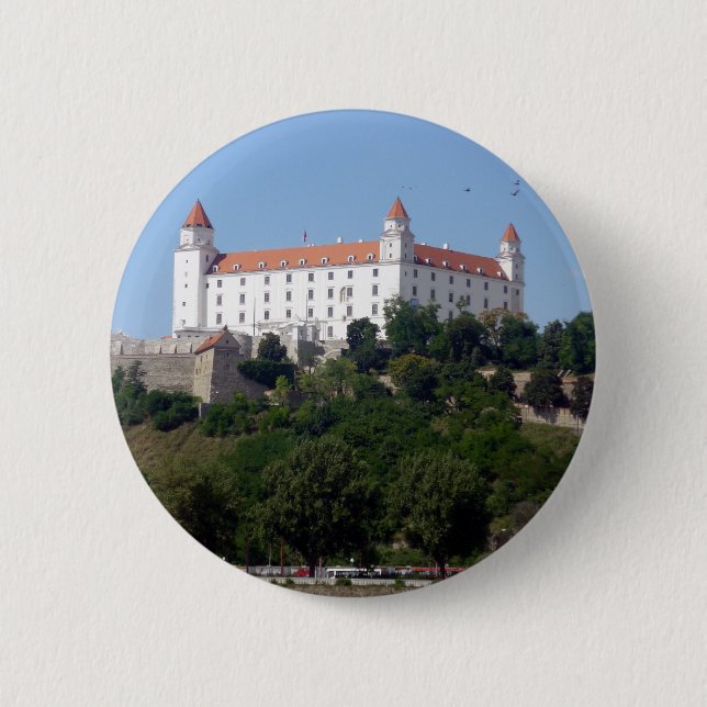 Burg Bratilava Button (Vorderseite)