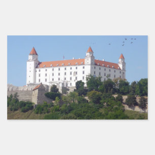 Burg Bratilava Rechteckiger Aufkleber