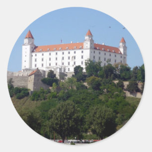 Burg Bratilava Runder Aufkleber