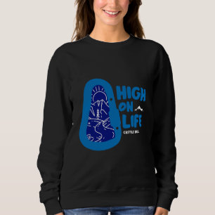 Burg Burg Alpinismus Neuseeland Sweatshirt