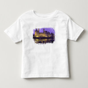 Burg Caernarfon bei Nacht, Gwynedd, Wales Kleinkind T-shirt