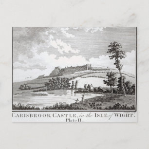 Burg Carisbrook, auf der Isle of Wight Postkarte