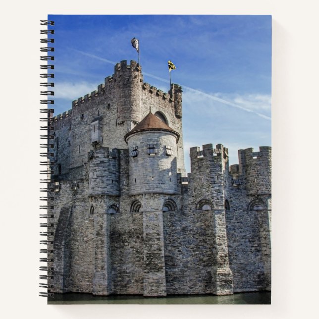 Burg der Grafen in Gent Notizbuch (Vorderseite)