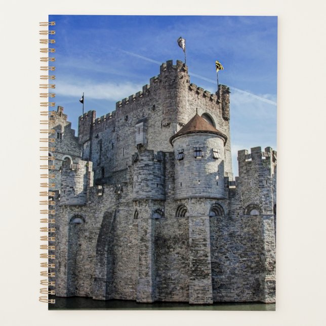 Burg der Grafen in Gent Planer (Vorderseite)