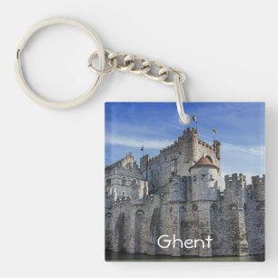 Burg der Grafen in Gent. Schlüsselanhänger