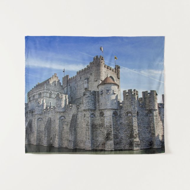 Burg der Grafen in Gent Wandteppich (Vorderseite (Horizontal))