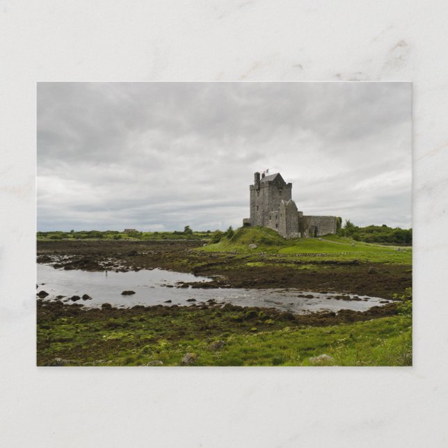 Burg Dunguaire, Irland, Postkarte (Vorderseite)