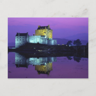 Burg Eilean Donan, Highlands, Schottland 4 Postkarte
