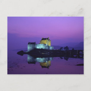 Burg Eilean Donan, Highlands, Schottland Postkarte