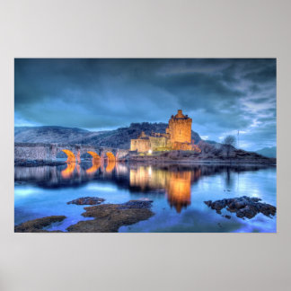 Burg Eilean Donan Poster