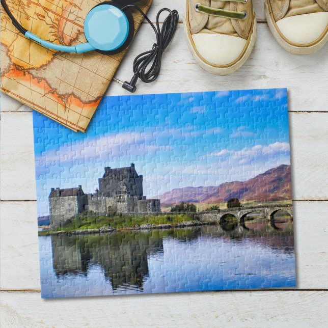 Burg Eilean Donan Schottische Sehenswürdigkeiten (Von Creator hochgeladen)