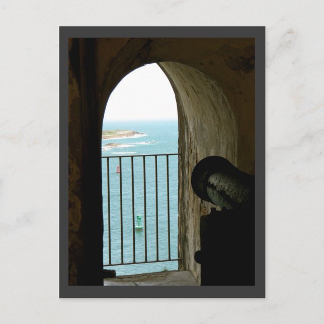 Burg El Morro, Puerto Rico Postkarte (Vorderseite)