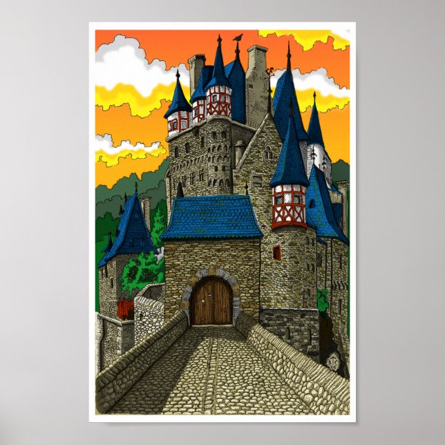 Burg Eltz Poster (Vorne)