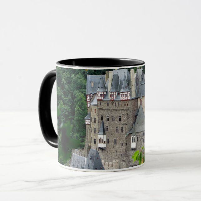 Burg Eltz Schloss nahe dem Mosel-Flusstal, Deutsch Tasse (Vorderseite Links)