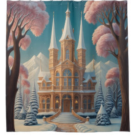 Burg Flüsterträume Duschvorhang