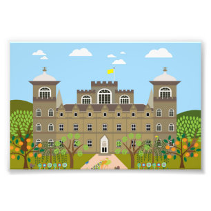 Burg Fotodruck