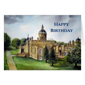 Burg General Birthday Howard Aquarellmalerei