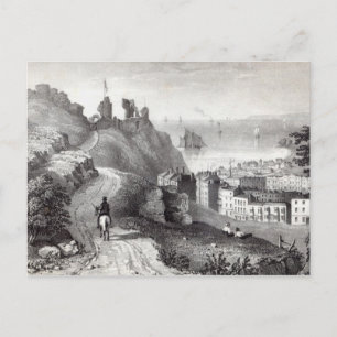 Burg Hastings von der Revd W Postkarte