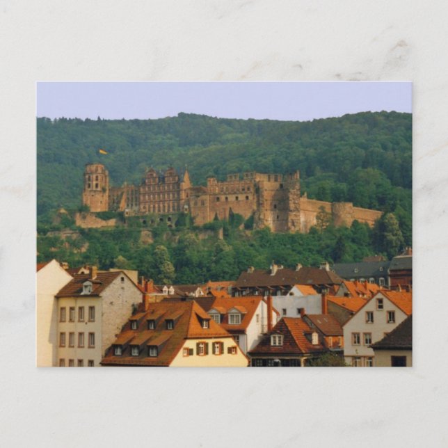Burg Heidelberg Postkarte (Vorderseite)
