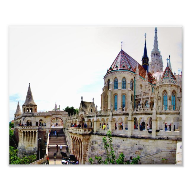 Burg Hill Budapest Fotodruck (Vorne)