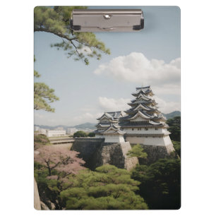 Burg Himeji Majestic Festung Japanische Geschichte Klemmbrett