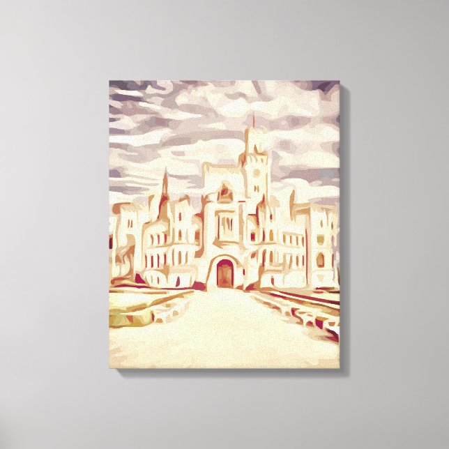 Burg hluboká leinwanddruck (Vorderseite)