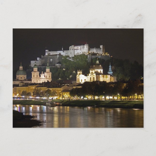 Burg Hohensalzburg, Salzburg Postkarte (Vorderseite)