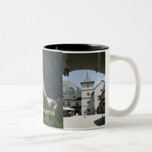 Burg Hohenwerfen Zweifarbige Tasse