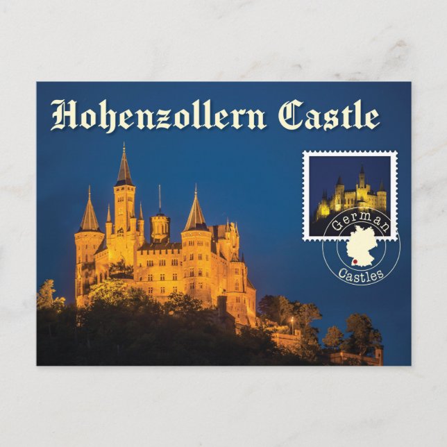 Burg Hohenzollern  Postkarte (Vorderseite)