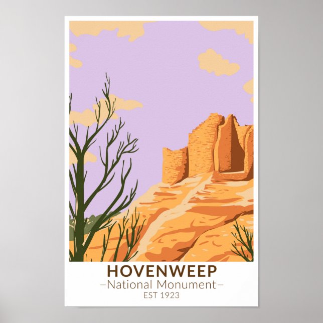 Burg Hovenweep Poster (Vorne)