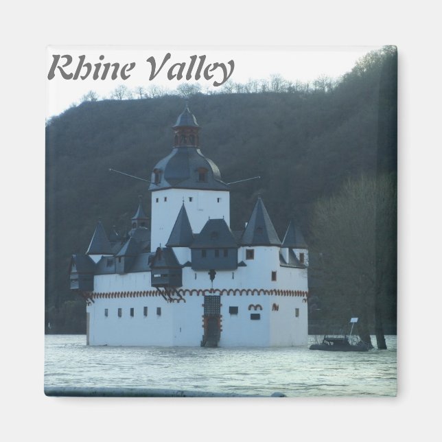 Burg im Rheintal Magnet (Vorne)