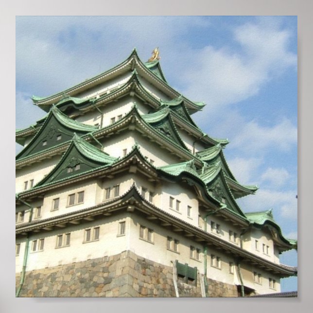 Burg in Japan Poster (Vorne)