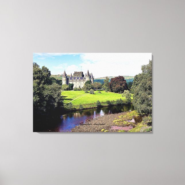 Burg Inveraray - Clan Campbell Leinwanddruck (Vorderseite)