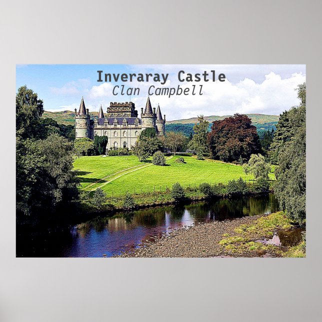 Burg Inveraray - Clan Campbell Poster (Vorne)