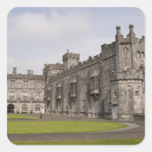 Burg Kilkenny, Grafschaft Kilkenny, Irland. Quadratischer Aufkleber