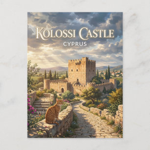 Burg Kolossi, Kolossi Zypern Postkarte