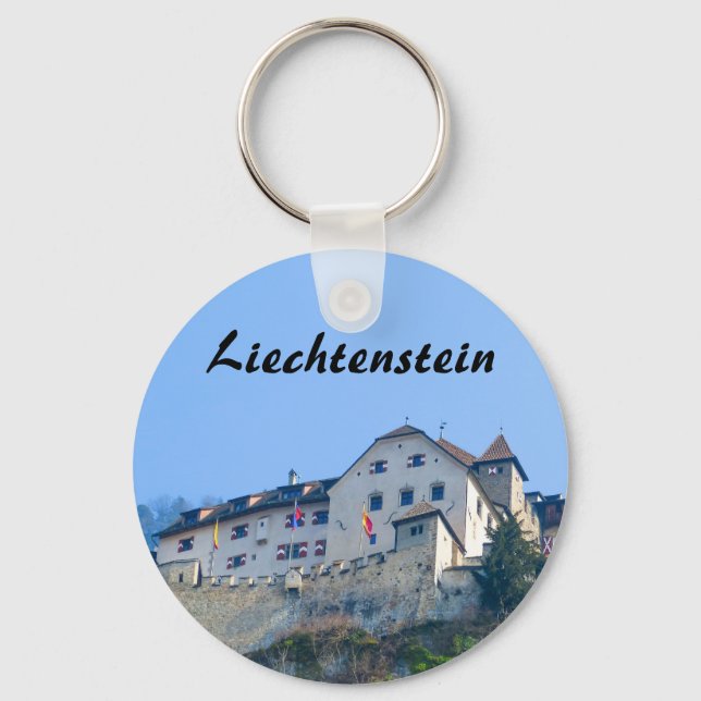 Burg Liechtenstein Vaduz Schlüsselanhänger (Vorderseite)