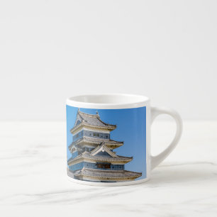 Burg Matsumoto und Brücke Espressotasse