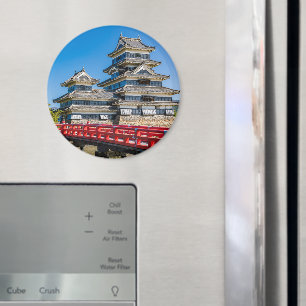 Burg Matsumoto und Brücke Magnet