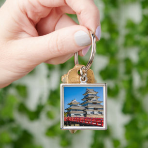 Burg Matsumoto und Brücke Schlüsselanhänger
